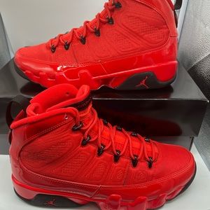 Brand new air Jordan 9 Chile red